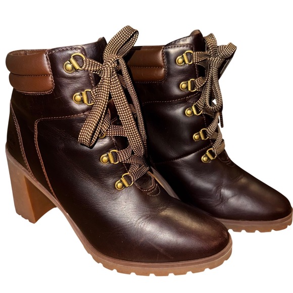 Timberland Allington 5-Inch Hiker Boots — Women's 8.5 Brown EUC - Picture 2 of 10